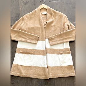 Loft Striped Cardigan Size Small